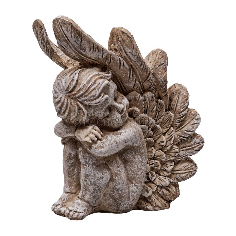 Christmas Angel figurine decoration on a white background royalty free stock image Christmas Angel figurine decoration on a white background royalty free stock image
