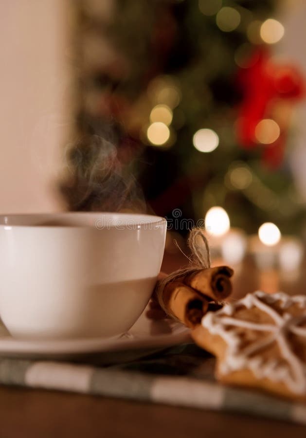 Christmas Day Coffee stock image. Image of gift, drink 6434661