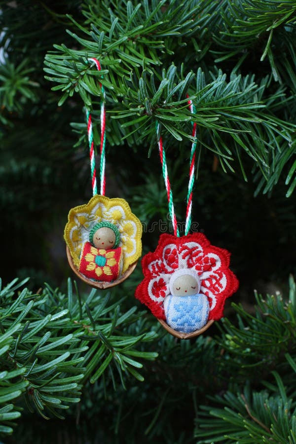 Christmas Baby Tree Ornaments Stock Photo Image of cute, hanging