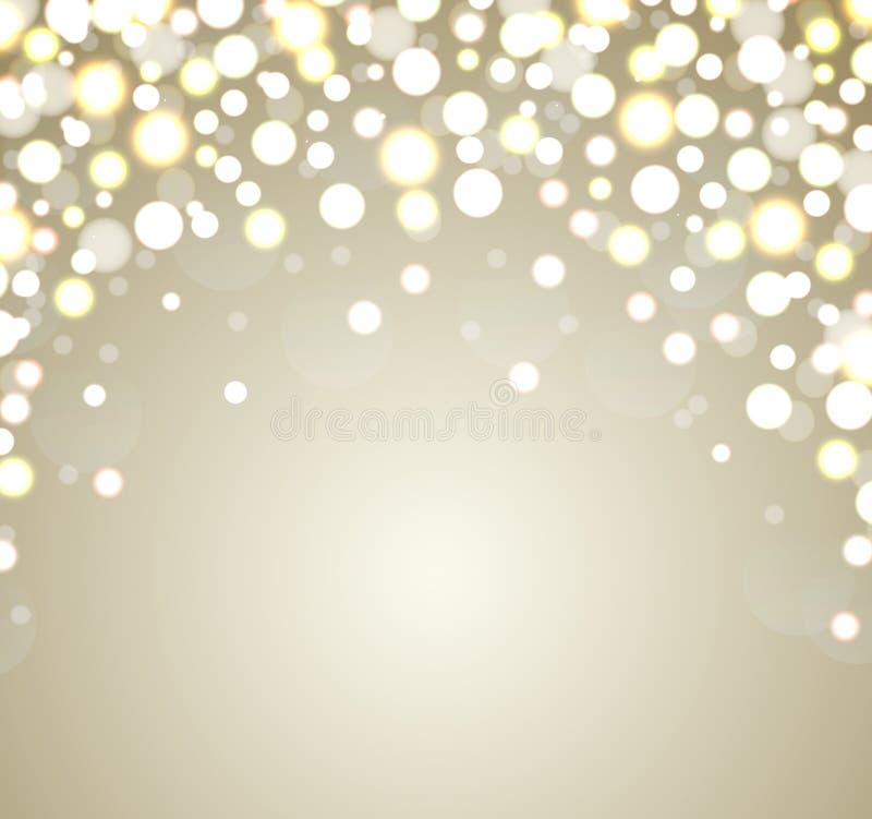 Christmas Background. Abstract golden defocused ba