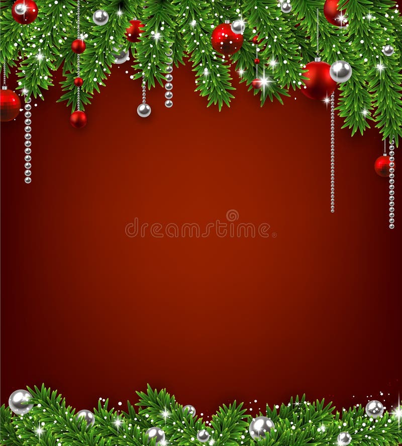 Winter and Christmas Background with Snowflakes Stock Illustration ...