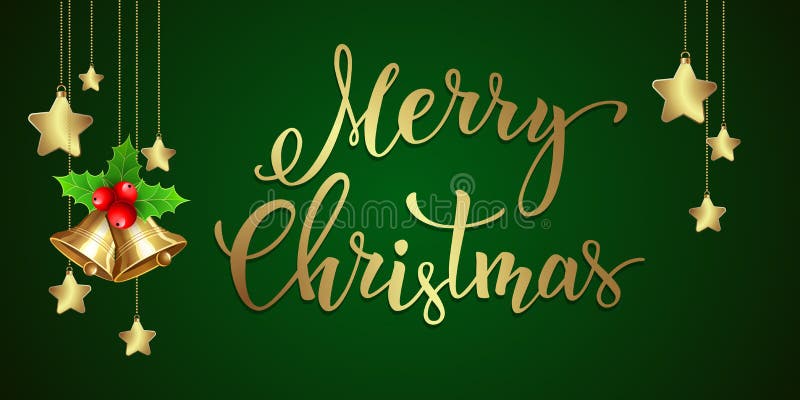 Christmas background with handwritten text vector illustration Christmas background with handwritten text vector illustration