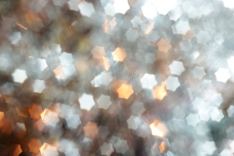 Christmas background and new year concept, abstract defocused light background with bokeh and blur. Winter banner for your text