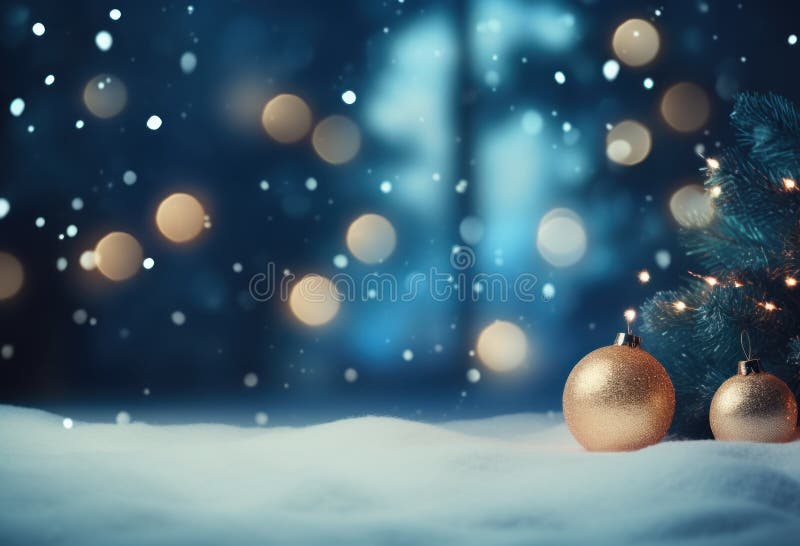 Christmas background with New Year decorations royalty free stock images