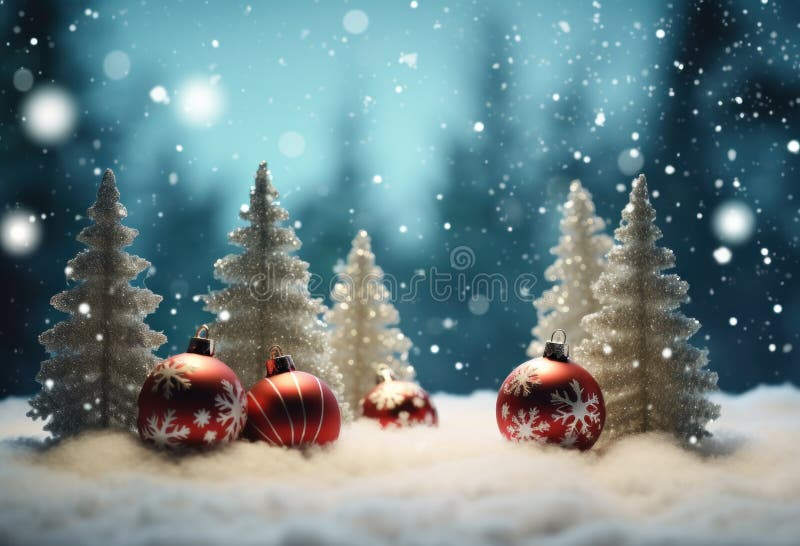 Christmas background with New Year decorations royalty free stock images