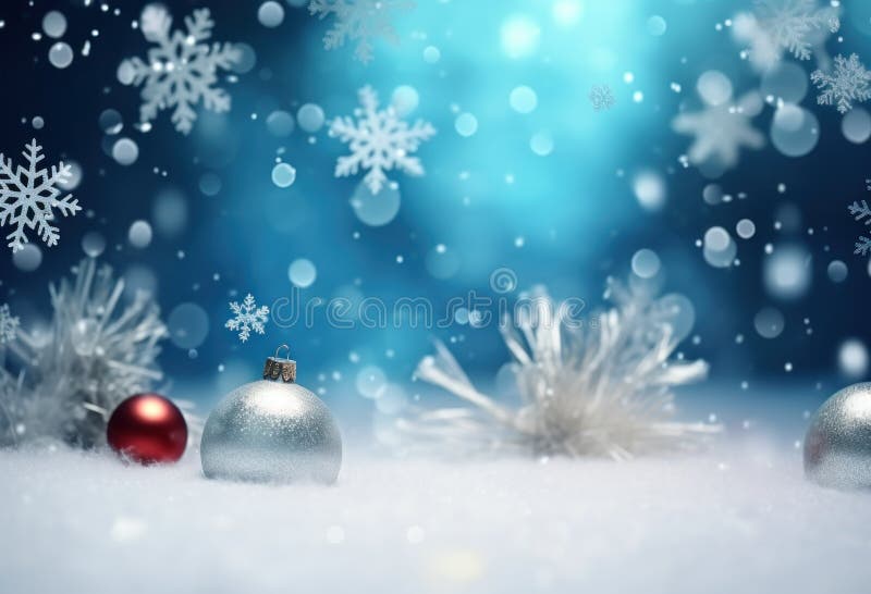 Christmas background with New Year decorations stock photography