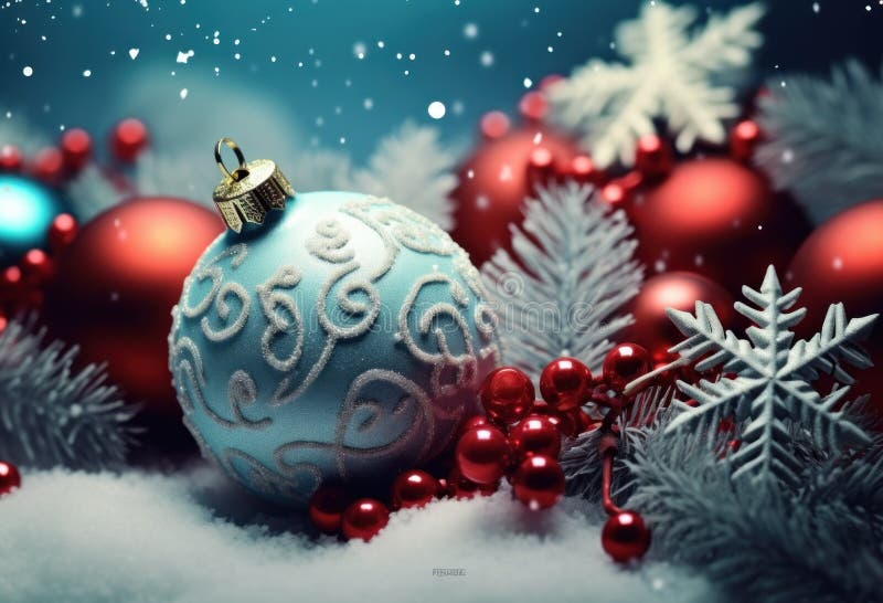 Christmas background with New Year decorations royalty free stock photography