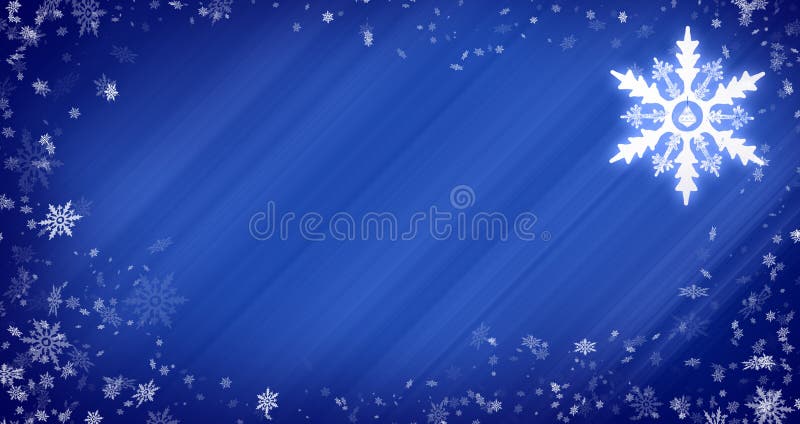 Christmas background with snowflakes