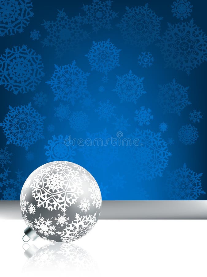 Christmas background with Snowflakes.