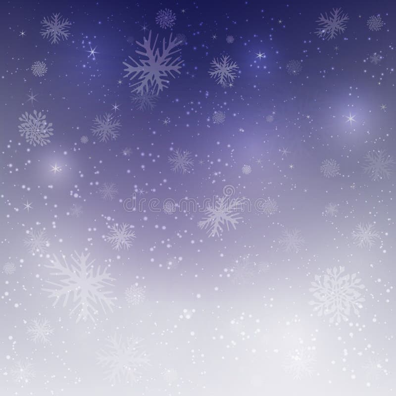 Christmas background with snowflakes .