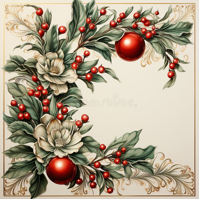 Holly Christmas Stock Illustrations – 154,731 Holly Christmas Stock  Illustrations, Vectors & Clipart - Dreamstime