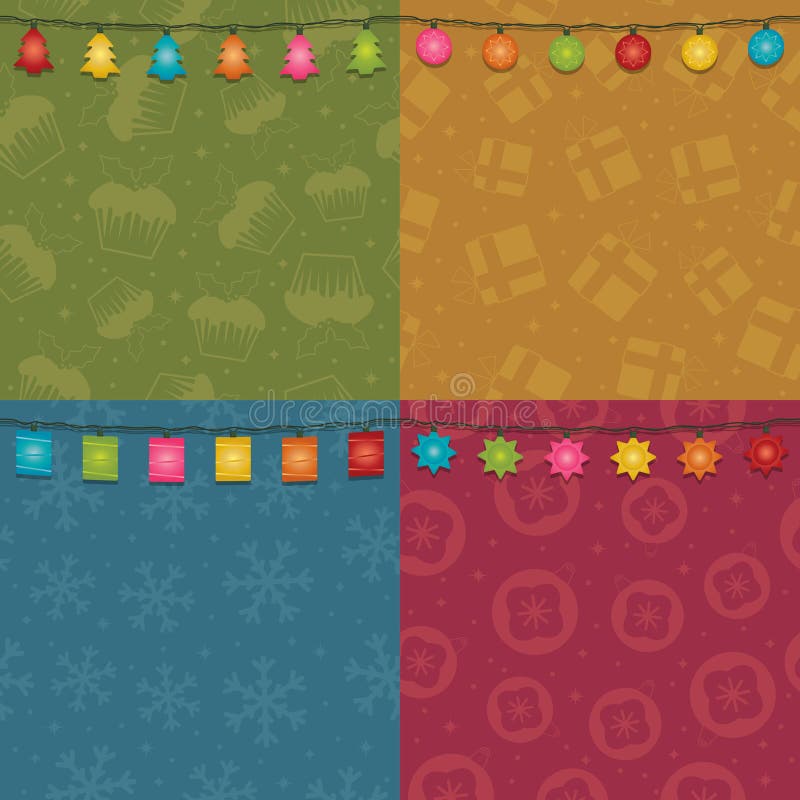Christmas backgrounds stock illustration