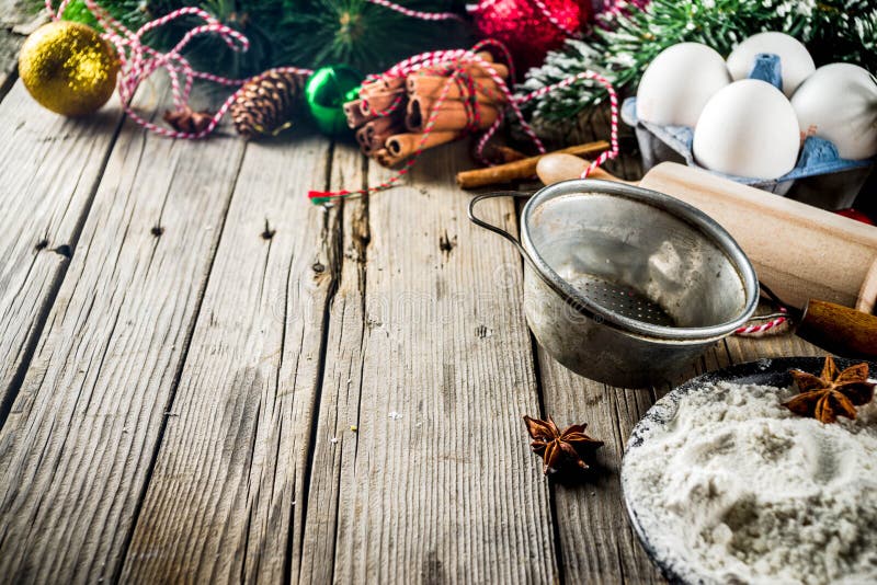 Christmas Baking Background Stock Photo - Image of christmas, baking ...