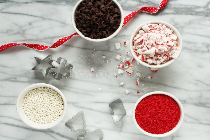 crushed peppermint candy sprinkles