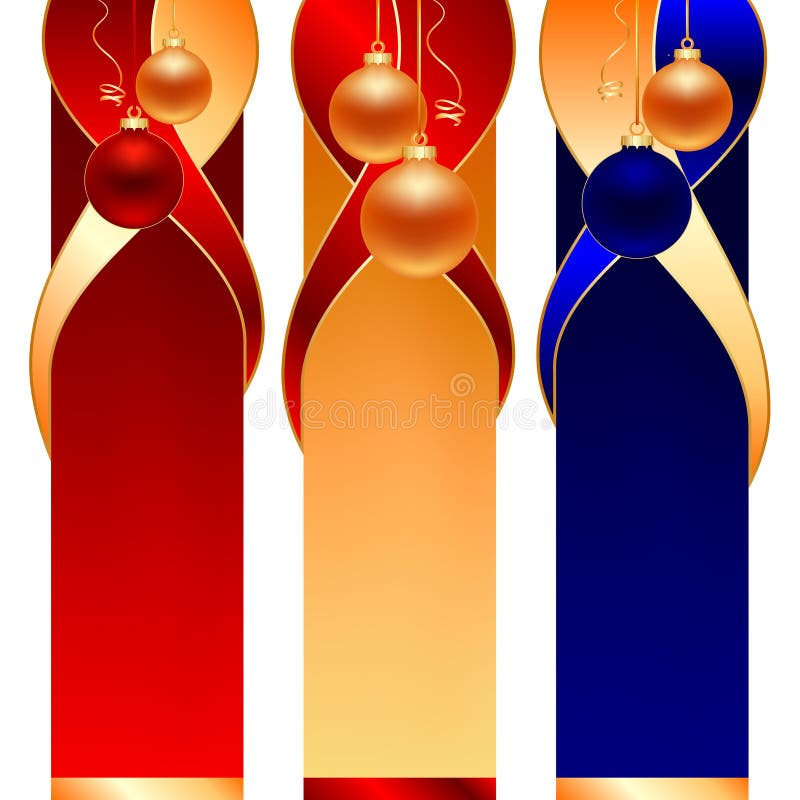 Christmas ball banners