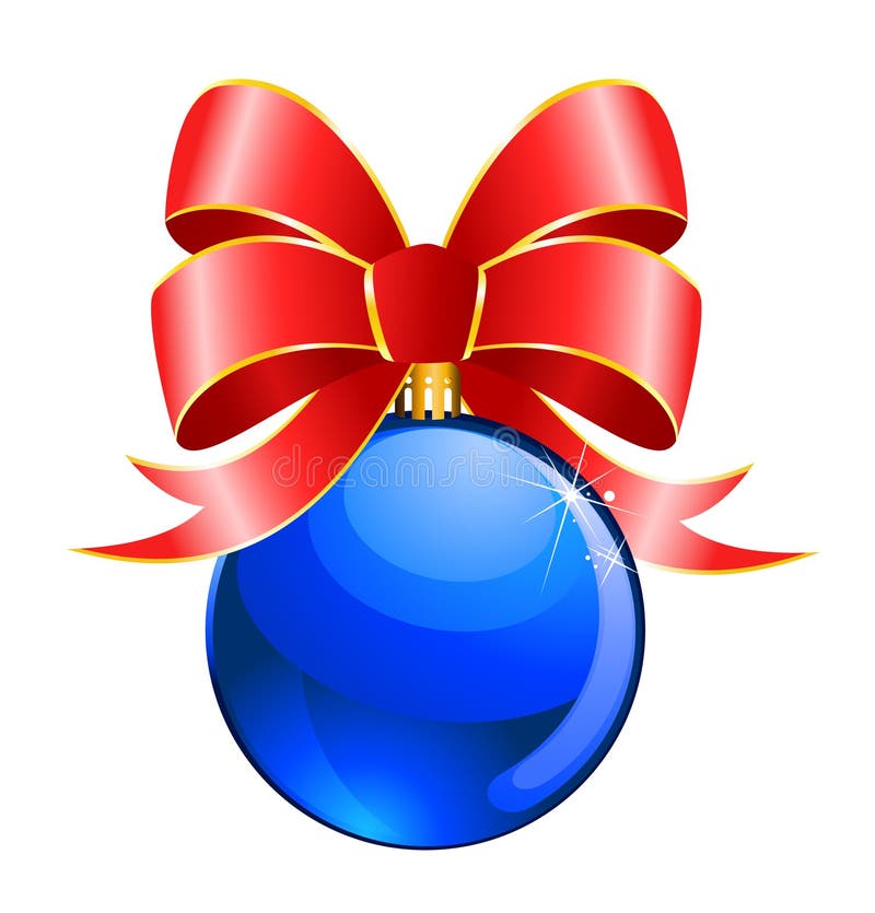 Christmas ball with bow