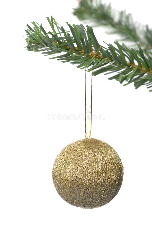 Christmas ball hanging