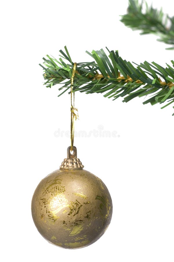 Christmas ball hanging