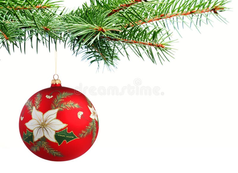 Christmas ball on a tree