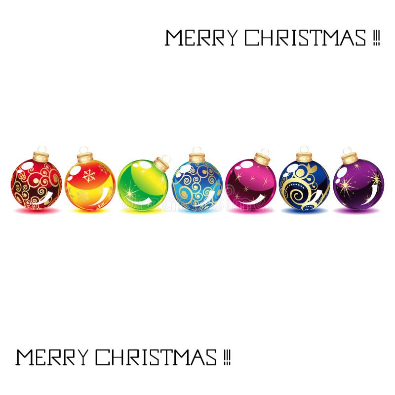 Christmas balls stock vector. Illustration of colours 11762002