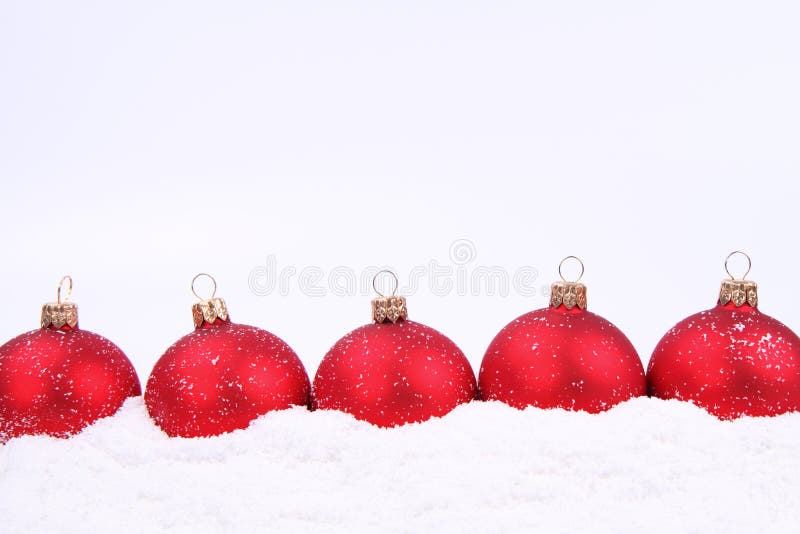 Christmas balls background