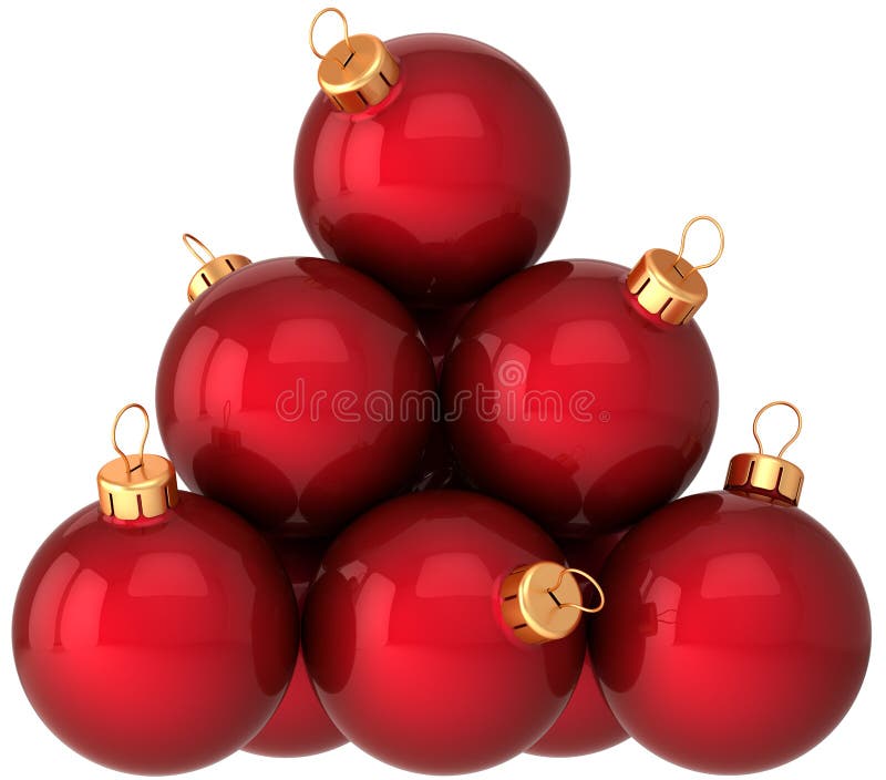 Pyramid Christmas Balls Stock Illustrations 139 Pyramid Christmas