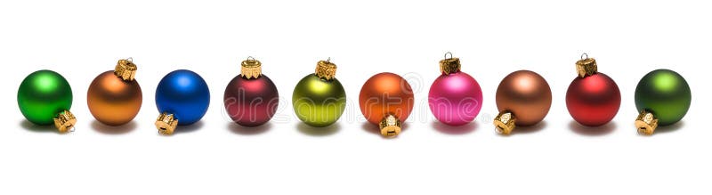 Christmas Balls Border