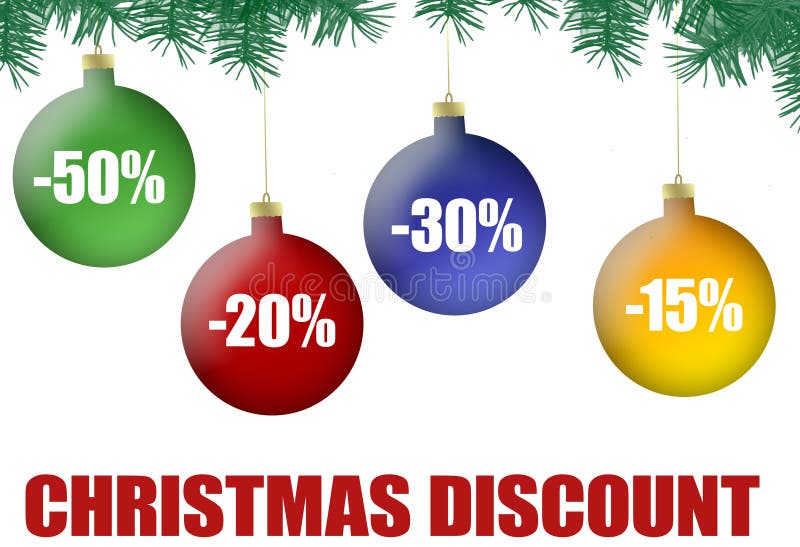 Christmas Balls Discount Picture. Image 16845863