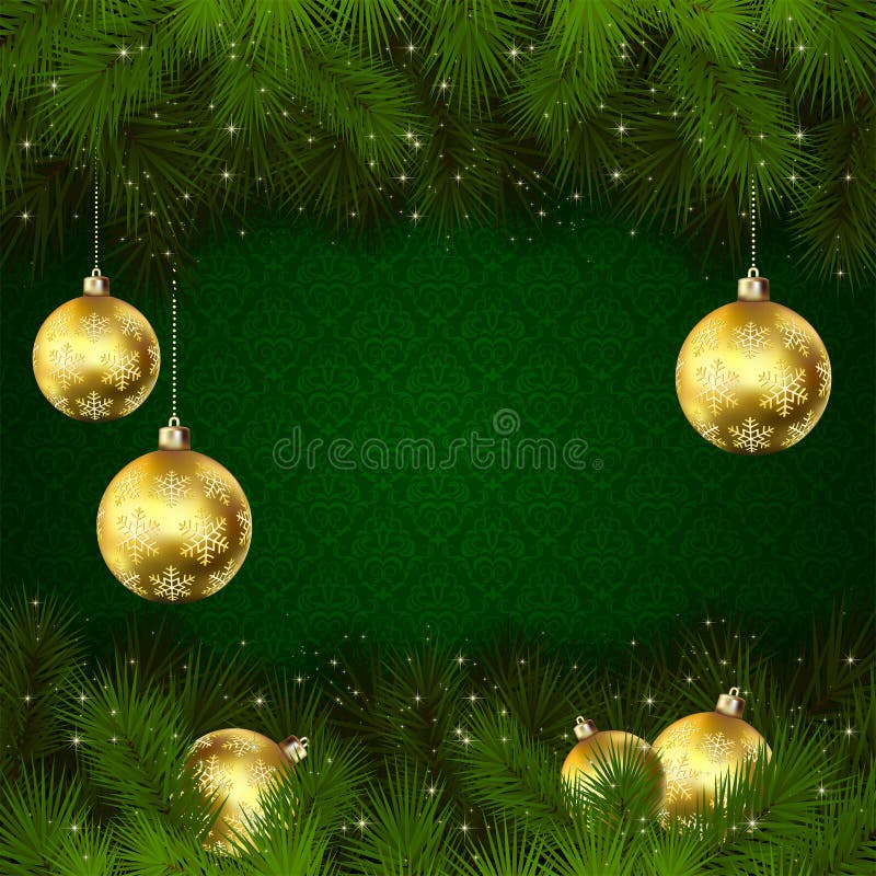 Christmas Interior Display Product with Green and Gold Platform Stock ...