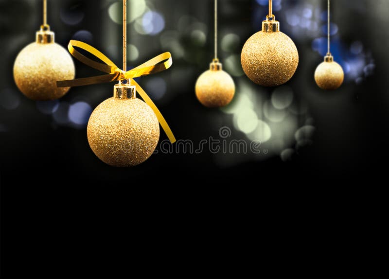 Christmas balls on a sparkling background