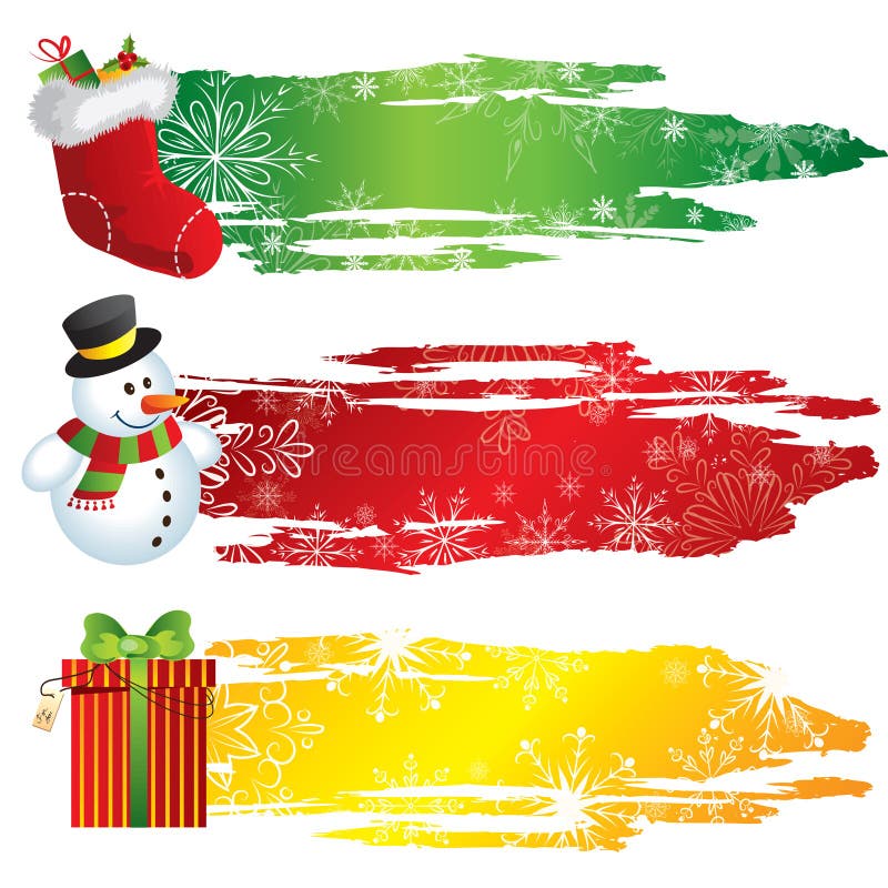 Christmas banners