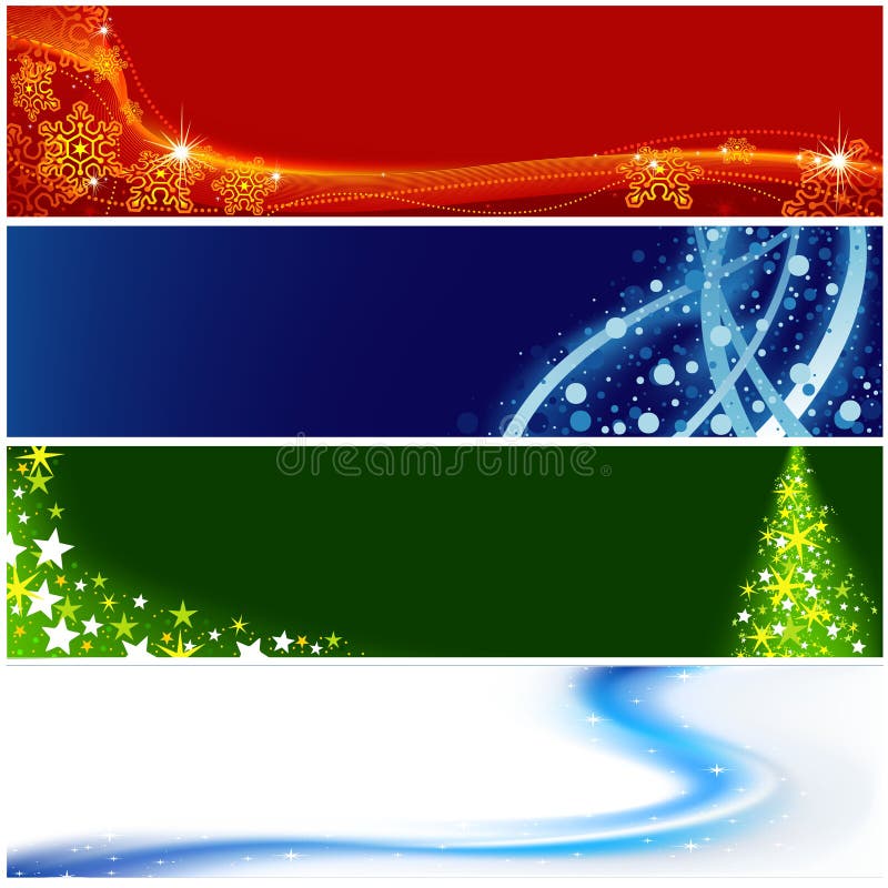 Christmas Banners stock vector. Illustration of snow - 27279838