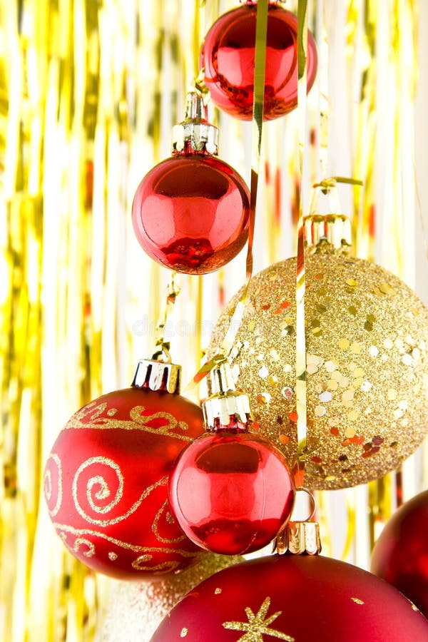 Christmas Baubles stock photo. Image of line, motif, isolated - 11839352