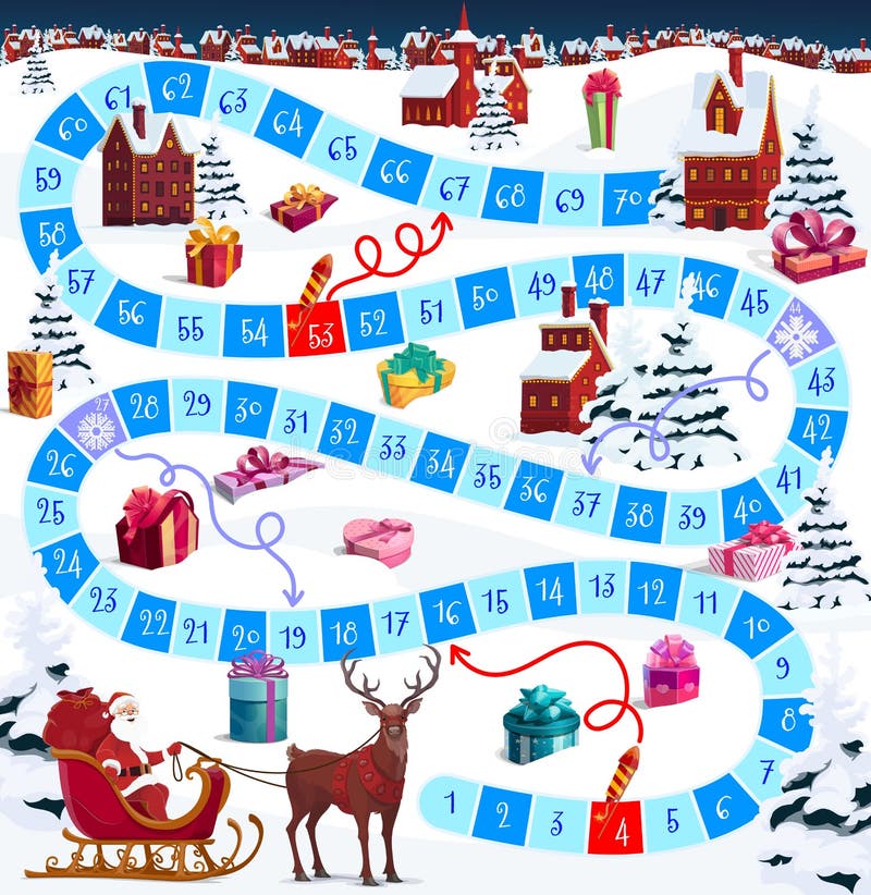 Christmas puzzle games Royalty Free Vector Image