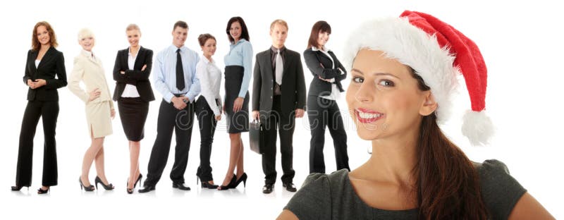 Christmas in business royalty free stock image