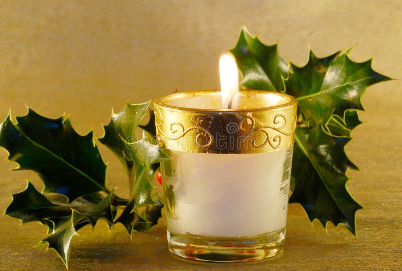 Download Christmas candle stock image. Image of evening, celebration - 3517359