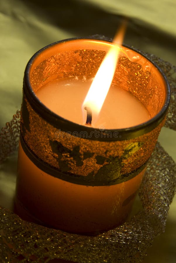 Flower Candles stock photo. Image of illumination, decoration 56290