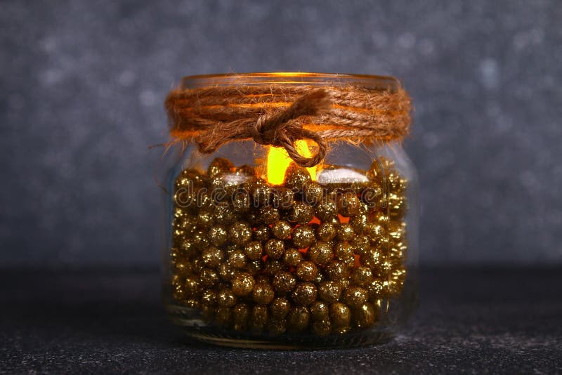 Christmas Candle from a Jar How To Make a Beautiful Candlestick with