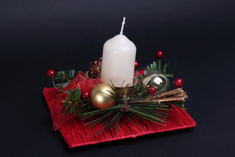 Christmas candlestick stock photo. Image of celebration 21618974