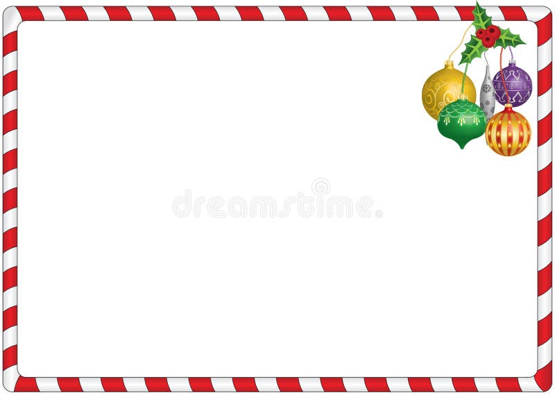 Christmas candy border stock illustration Christmas candy border stock illustration