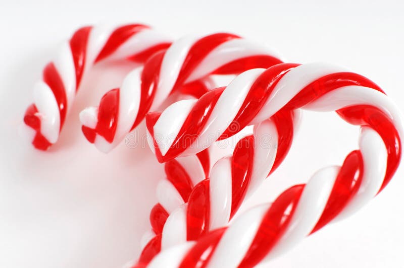 Christmas Candy Canes stock image. Image of candies, confectionery
