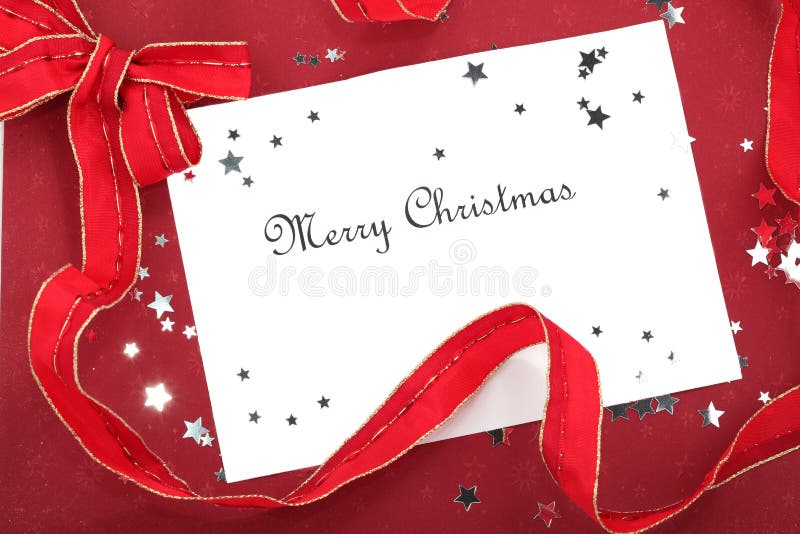 Christmas card stock photo. Image of decoration, card 16919662