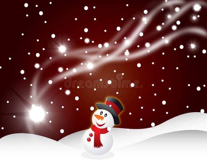 Christmas card background vector illustration