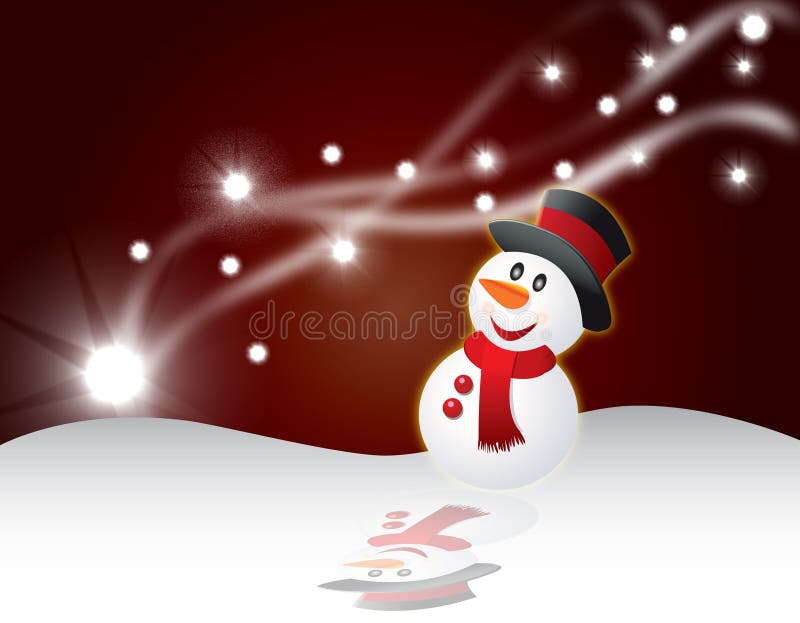 Christmas card background vector illustration