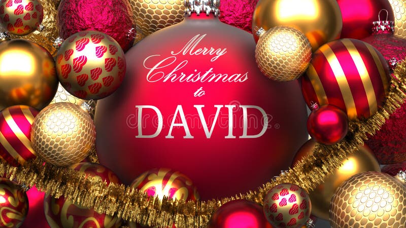 Christmas Card for David To Send Warmth and Love To a Family Member ...