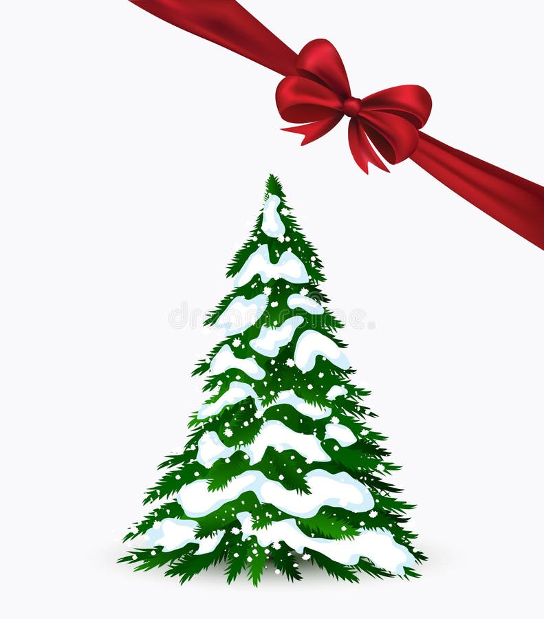 Decorated Christmas Tree stock illustration. Illustration of decorative 27320396