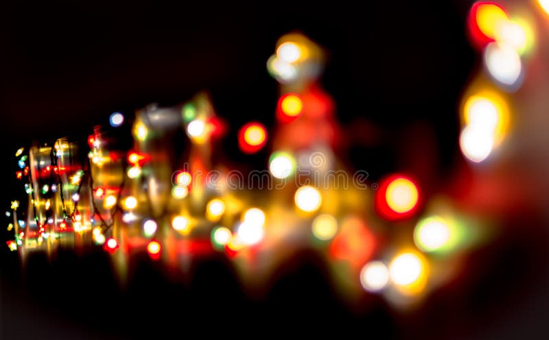 Christmas, celebration concept: blurred colorful lights on dark background stock photo Christmas, celebration concept: blurred colorful lights on dark background stock photo