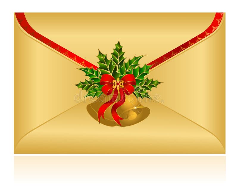 Christmas celebratory envelope