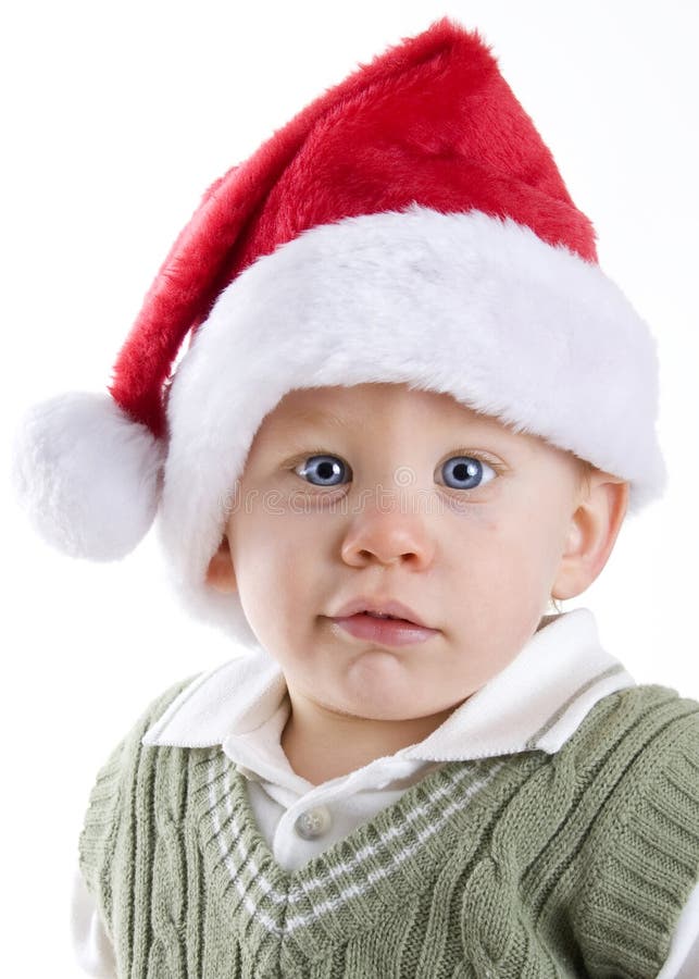 Christmas child stock image. Image of headshot, adorable - 6934245