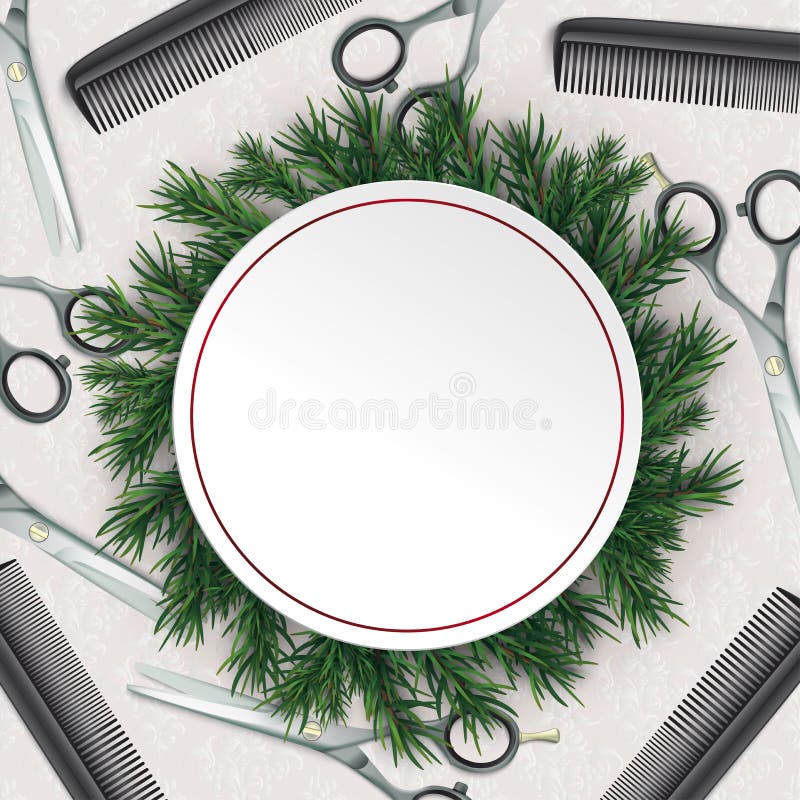 Scissors and Comb Ornament for Tree- Hair Stylist Gift Ideas